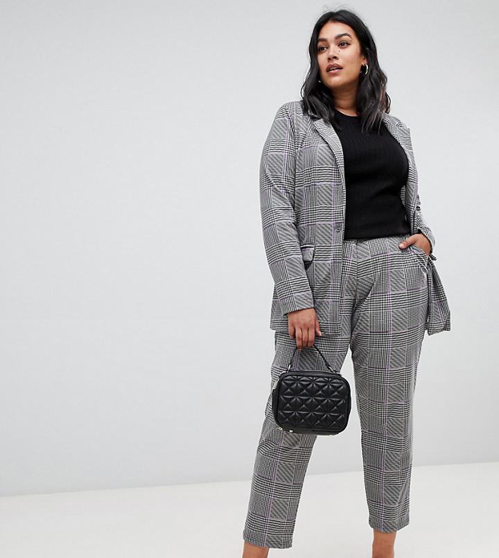 Junarose Houndstooth Suit Pants-multi