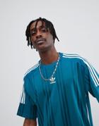Adidas Originals Nova Retro Soccer T-shirt In Blue Ce1635 - Blue