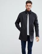 Fred Perry Bonded Trench In Black - Black