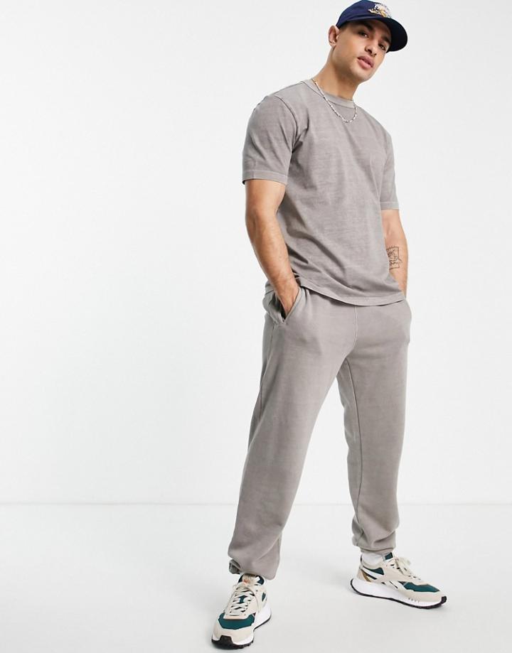Reebok Natural Dye Sweatpants In Boulder Gray