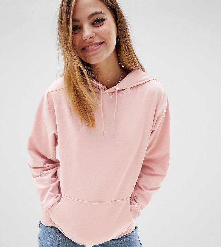 Asos Design Petite Ultimate Hoodie In Pink - Pink