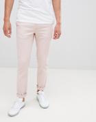 Burton Menswear Skinny Chinos In Pink - Pink