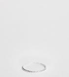 Asos Design Curve Sterling Silver Ring In Mini Ball Design - Silver