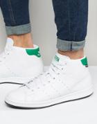 Adidas Originals Stan Smith Winterized Sneakers In White S80498 - Whit