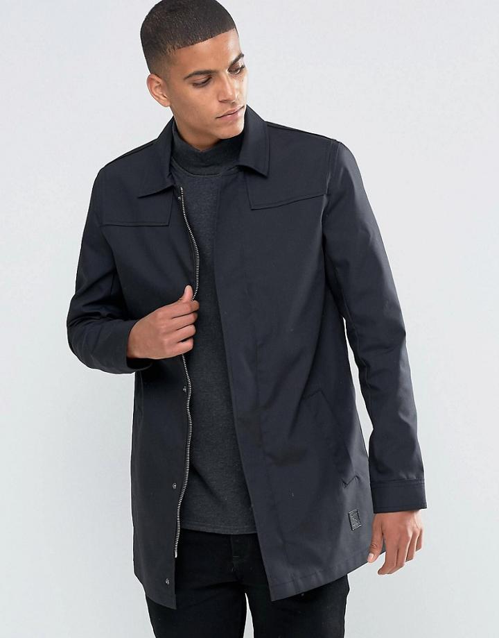 Solid Tailored & Originals Trench - Black