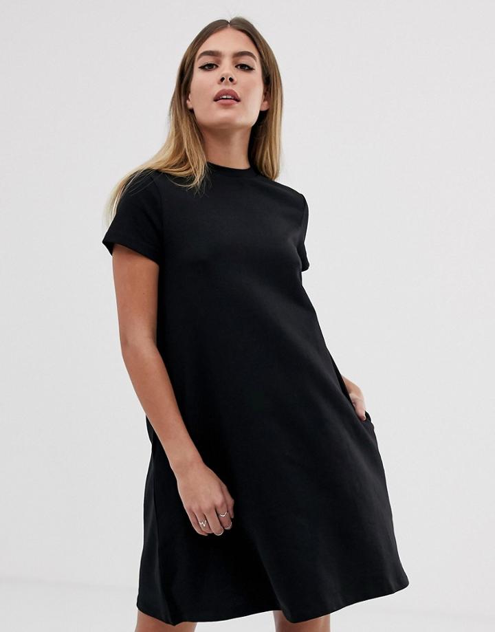 Noisy May Lucky T-shirt Dress - Black