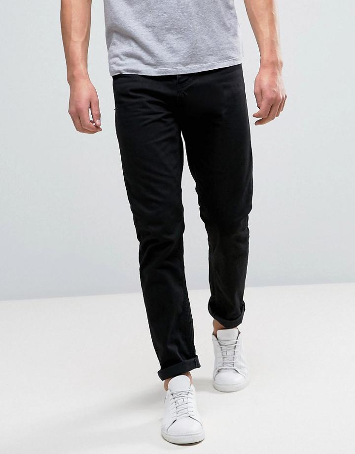 Kiomi Jeans In Relaxed Fit - Black