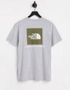 The North Face Box T-shirt In Gray