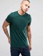 Asos Crew Neck T-shirt In Green - Green