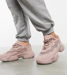 Asos Design Wide Fit Divine Chunky Sneakers In Beige-neutral