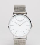 Reclaimed Vintage Inspired Classic Mesh Strap Watch In Silver Exclusive To Asos - Gold