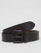 Diesel Leather Belt - Black