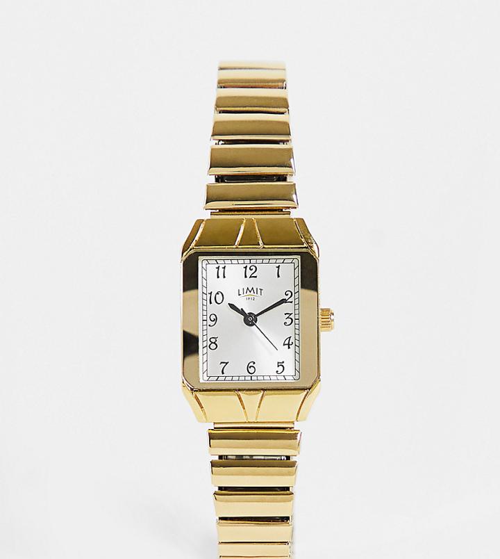 Limit Womens Expandable Bracelet Watch In Gold Exclusive To Asos