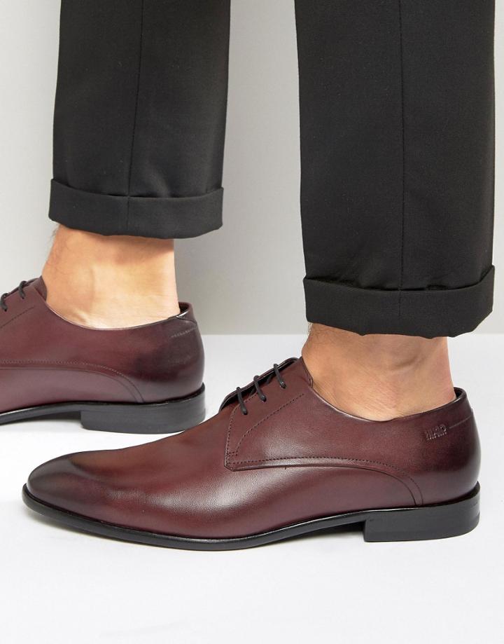 Hugo Boss Dresios Derby Shoes - Red
