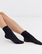 Jonathan Aston Rara Anklets In Black - Black