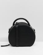 Stradivarius Semi Circle Black Bag - Black