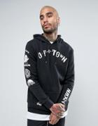 Ufo Town Printed Hoodie - Black