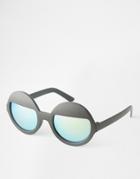 Trip Round Sunglasses With Mirror Lens