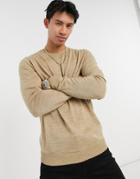 Selected Homme New Merino Crew Neck Sweater-neutral