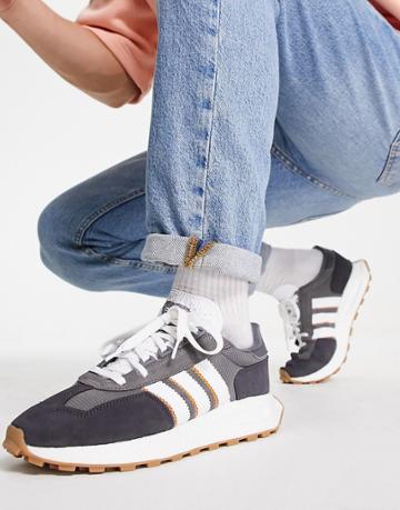 Adidas Originals Retropy E5 Sneakers In Four Gray