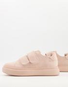 Asos Design Dasher Sneakers In Beige-neutral