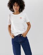 Adidas Originals Icon T-shirt In White - White