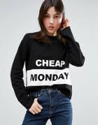 Cheap Monday Coach Sweatshirt - Black