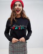 Sugar Dust Christmas Fairytale Hoodie With Tassels - Navy
