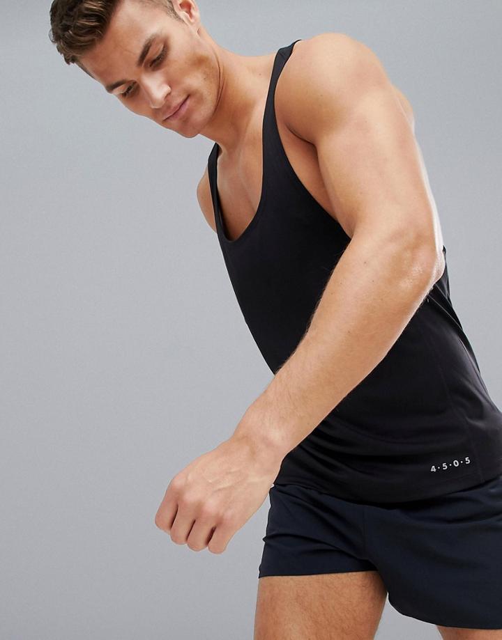 Asos 4505 Tank Extreme Racer Back In Black - Black