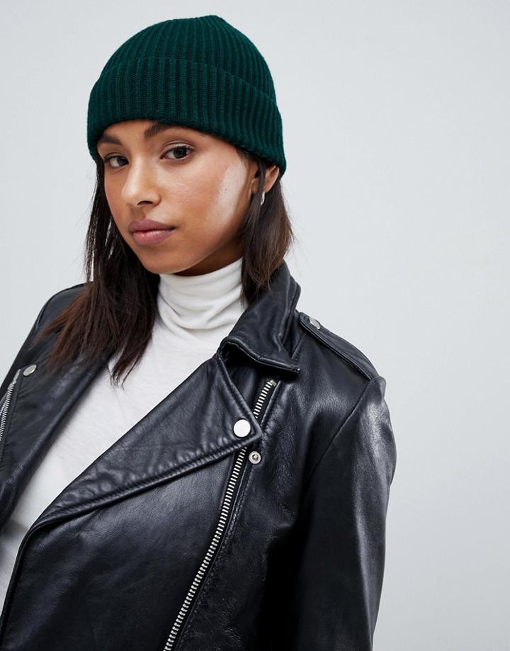 New Look Green Beanie Hat - Green