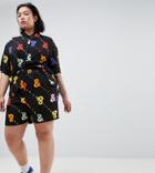 Asos Design X Glaad & Curve Shorts Two-piece In Print - Black