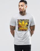 Adidas Originals Camo Box T-shirt Az1086 - Gray