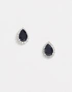 Krystal London Swarovski Crystal Pear Rosetta Earrings-clear