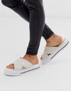 Converse One Star Sandals In Cream-white