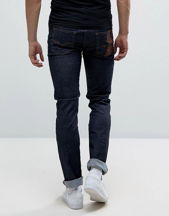 Versace Skinny Jeans In Blue - Blue