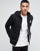 Le Coq Sportif Full Zip Hoodie In Black 1710370 - Black