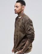 Other Uk Oversized Sweatshirt With Raw Edges - Khaki