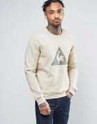 Le Coq Sportif Beige Sweatshirt With Large Logo In Beige 1711094 - Beige