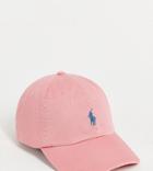 Polo Ralph Lauren Cap In Desert Rose With Player Logo-pink