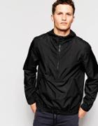 Only & Sons Overhead Jacket With Hood - Black