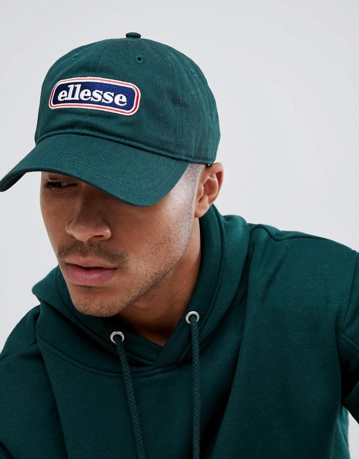 Ellesse Julien Bar Logo Baseball Cap In Green - Green