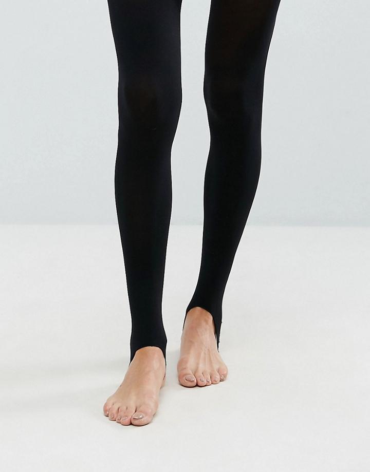 Asos 60 Denier Stirrup Tights - Black