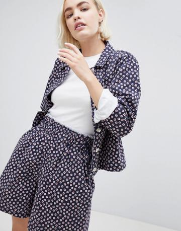 Mads Norgaard Denim Jacket - Navy