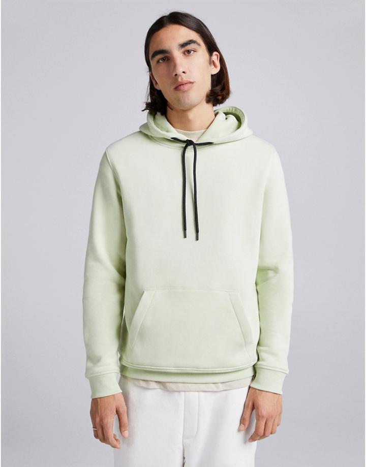 Bershka Hoodie In Green