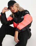 The North Face Phlego Synth Cropped Puffer Jacket In Red