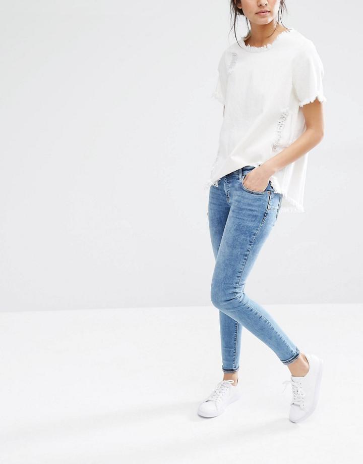 Mango Skinny Jean - Blue Wash
