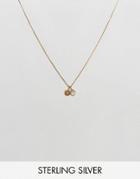Carrie Elizabeth Initial S Cluster Necklace - Gold