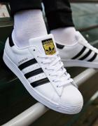 Adidas Originals New Superstar Sneakers In White