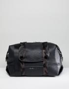 Claudia Canova Structured Croc Tote Bag - Black