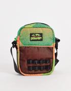 Asos Design Cross Bag With Abstract Print In Multicolor